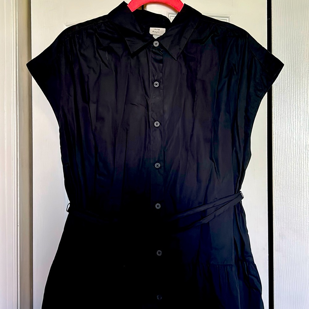 Cap sleeve Maxi Shirtdress